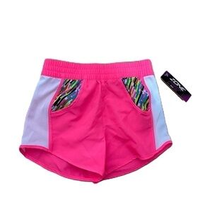 Zone Pro Pink Athletic Shorts NEW Sz 6/6X Girls Kids Youth